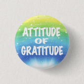 Attitude van Dankbaarheid Sterrenachtergrond Ronde Button 3,2 Cm (Voorkant)