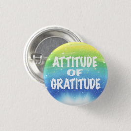Attitude van Dankbaarheid Sterrenachtergrond Ronde Button 3,2 Cm