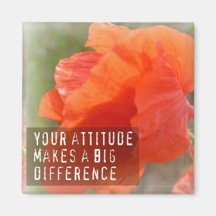 Attitude Verschil Poppy Magnet