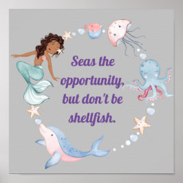 Attitude Zee creature gezegde poster