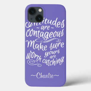 ATTITUDES aangepaste monogram hoesjes