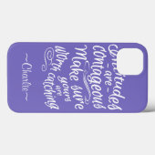 ATTITUDES aangepaste monogram hoesjes (Achterkant (horizontaal))