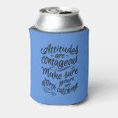 ATTITUDES aangepaste monogram motivatie koelbox Blikjeskoeler (Blikje Achterkant)