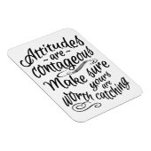 ATTITUDES aangepaste motivatie magneet in kleur (Rechterzijde)