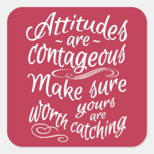 ATTITUDES aangepaste motivatie stickers voor kleur