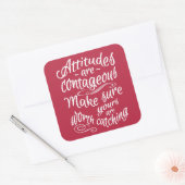 ATTITUDES aangepaste motivatie stickers voor kleur (Envelop)