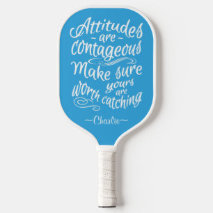 ATTITUDES aangepaste naam & kleur Pickleball Paddl Paddle