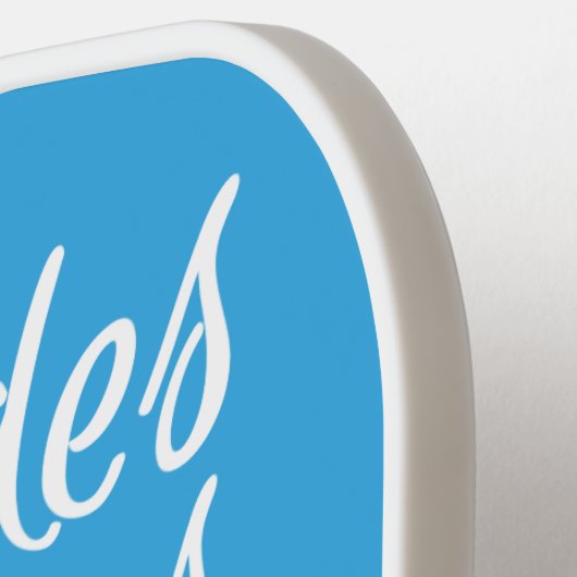 ATTITUDES aangepaste naam & kleur Pickleball Paddl Pickleball Paddle (Links Detail)