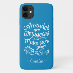 ATTITUDES douanenaam & de gevallen van de kleurent Case-Mate iPhone Case