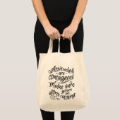 ATTITUDES MOTIVATIE CANVAS TASSEN (Voorkant (product))