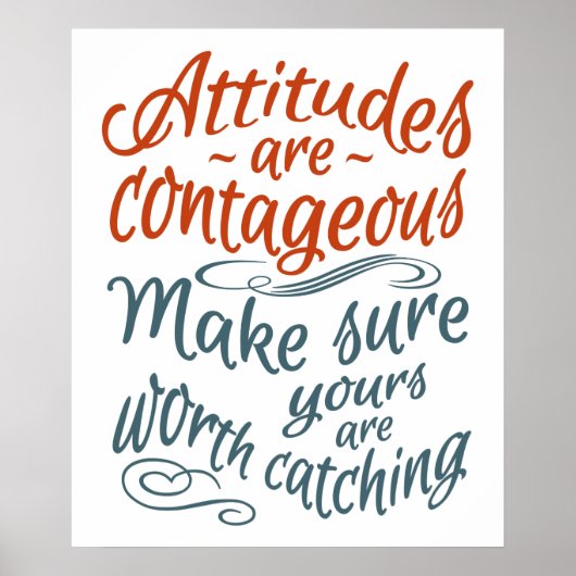 ATTITUDES MOTIVATIE POSTER (Voorkant)