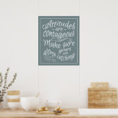 ATTITUDES MOTIVATIE POSTER (Keuken)