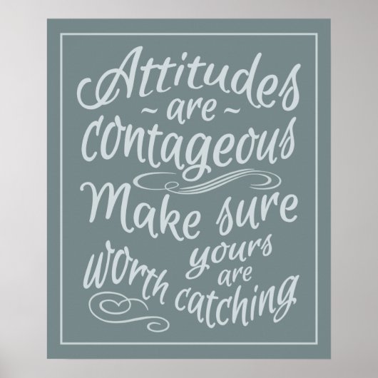 ATTITUDES MOTIVATIE POSTER (Voorkant)