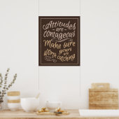 ATTITUDES MOTIVATIE POSTER (Keuken)