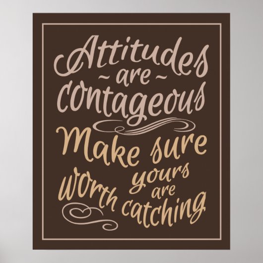 ATTITUDES MOTIVATIE POSTER (Voorkant)