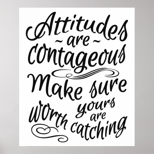 ATTITUDES MOTIVATIE POSTER (Voorkant)