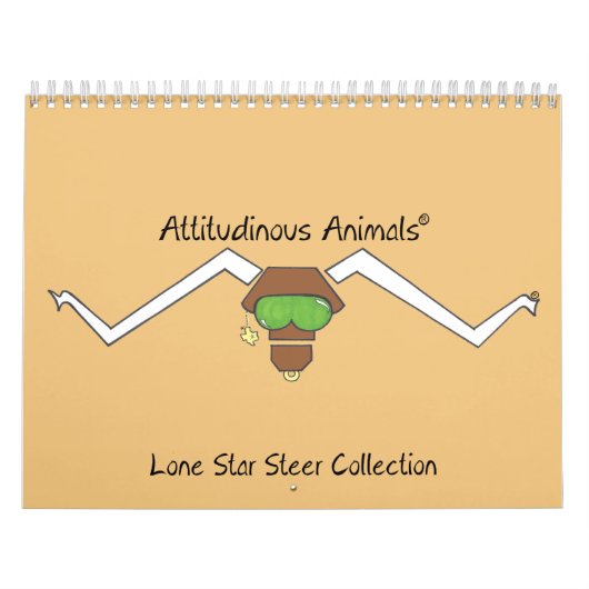 Attitudinous Animals® Lone Star Stier Kalender (Hoes)