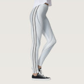 Attoni Zilver Geometrisch Patroon  Leggings (Rechts)