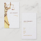 ATTORNEE BIJ WET - Elegant Visitekaartje (Voorkant / Achterkant)