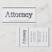 Attorney 3D Stripes Golden Visitekaartje (Voorkant / Achterkant)