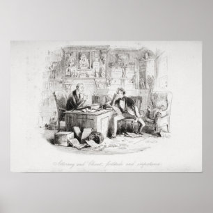 Attorney and Client, fortitude and ongeduldig Poster