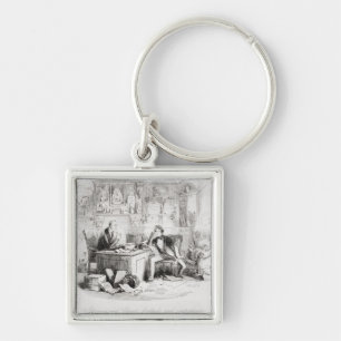 Attorney and Client, fortitude and ongeduldig Sleutelhanger