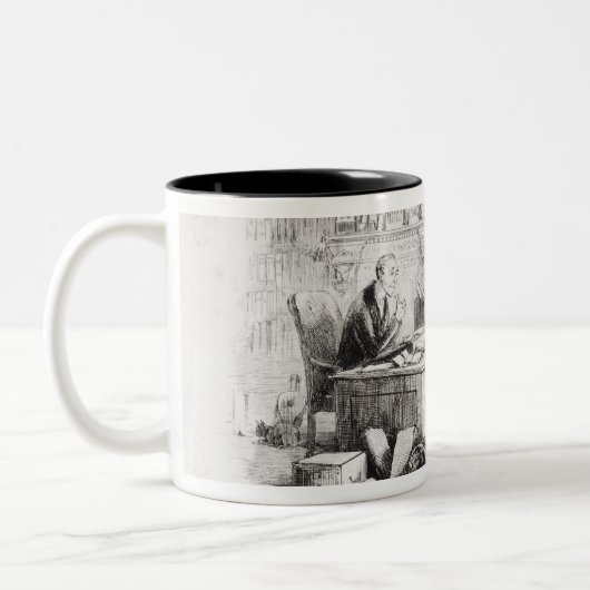 Attorney and Client, fortitude and ongeduldig Tweekleurige Koffiemok (Links)