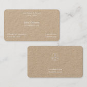 Attorney at Law I Scales of Justice Visitekaartje (Voorkant / Achterkant)