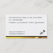 Attorney at Law / Lawyer Visitekaartje (Achterkant)