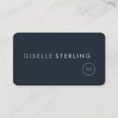 Attorney at Law Navy Blue Professional Visitekaartje (Voorkant)