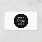 Attorney at Law QR Code Logo Professional Visitekaartje (Achterkant)