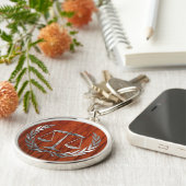 Attorney at Law Scales of Justice Sleutelhanger (Zijkant)