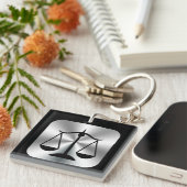 Attorney at Law Symbol Sleutelhanger (Voorkant Rechts)
