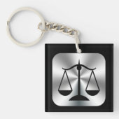 Attorney at Law Symbol Sleutelhanger (Voorkant)