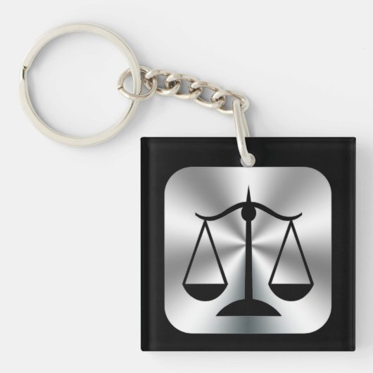Attorney at Law Symbol Sleutelhanger (Voorkant)