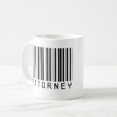 Attorney Barcode Koffiemok (Voorkant links)