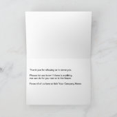 Attorney Business Hartelijk dank Bedankkaart (Binnen)