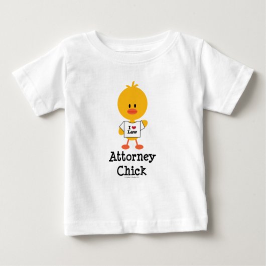 Attorney Chick Baby Long Sleeve T-shirt (Voorkant)