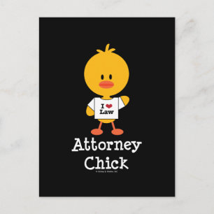Attorney Chick Briefkaart