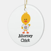 Attorney Chick Ornament (Links)