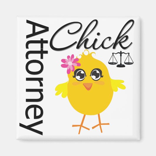Attorney Chick v1 Magneet (Voorkant)