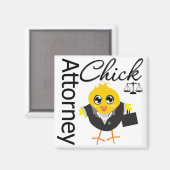 Attorney Chick v2 Magneet (Voorkant / Achterkant)
