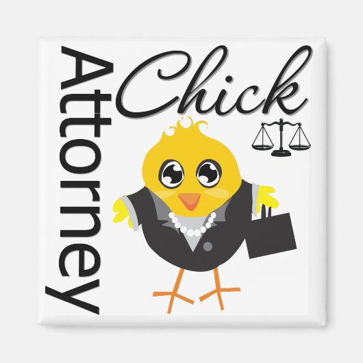 Attorney Chick v2 Magneet (Voorkant)