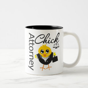 Attorney Chick v2 Tweekleurige Koffiemok