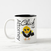 Attorney Chick v2 Tweekleurige Koffiemok (Links)