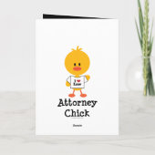 Attorney Chick Wenskaart Kaart (Achterkant)