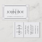 Attorney Columns Stripes W/W Visitekaartje (Voorkant / Achterkant)