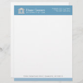 Attorney Cosmos Blue Letterhead Briefhoofd (Voorkant / Achterkant)