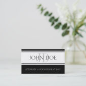 Attorney D Stripe - Available Letterhead - Visitekaartje (Staand voorkant)