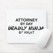 Attorney Deadly Ninja door Night Muismat (Met muis)